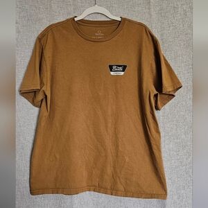Brixton Men's Crewneck Short Sleeve Tee - Brown